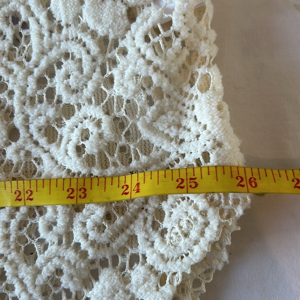 Cream Lace Button-Front Jacket - Picture 13 of 14